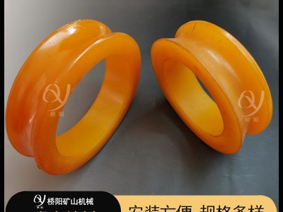 皮带机聚氨酯猴车轮衬 斜井巷道用托轮衬套图2