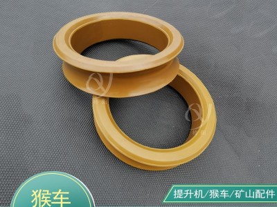 托绳轮轮衬 复合材料猴车轮衬200x146x50 煤矿索道乘人用图3
